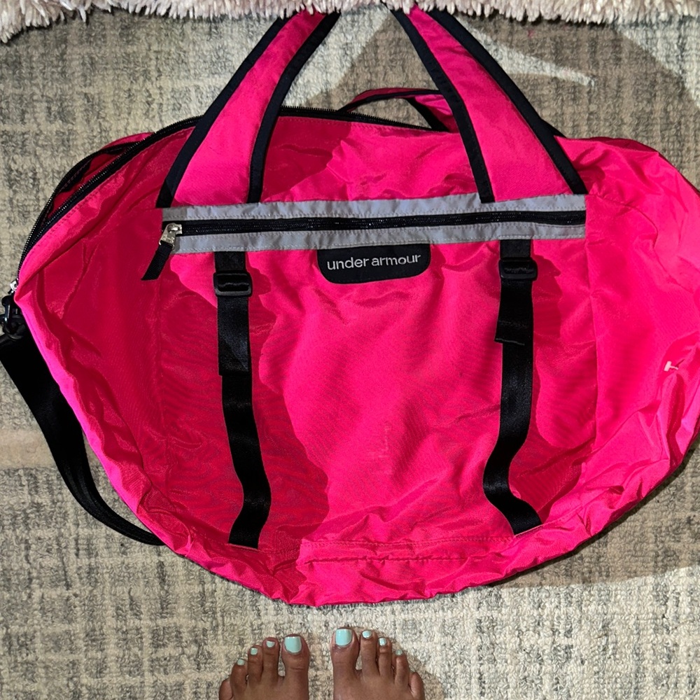 Under Armour Vibrant Pink Travel Bag
